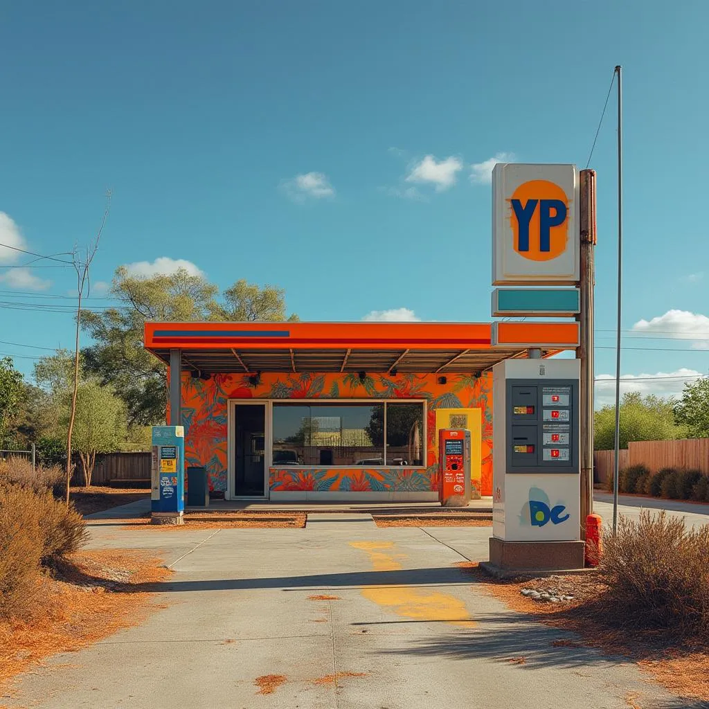 Estación YPF en el Norte